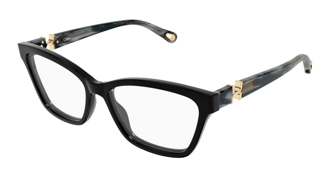 Lunettes de vue chloé ch0412o 006 negro cat eye femenino taille 56mm - Vue principale