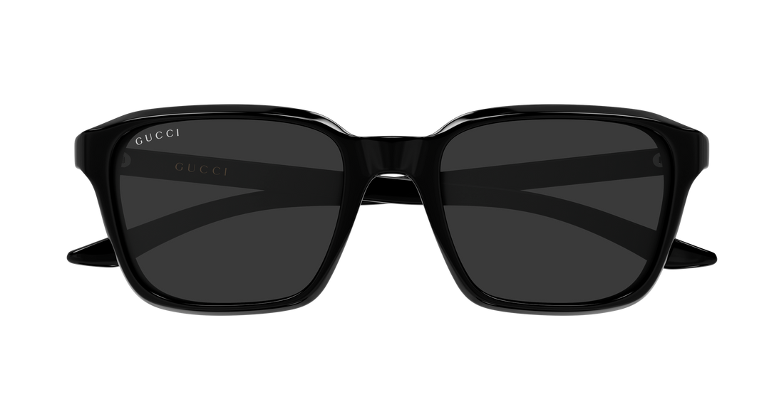 Occhiali da sole gucci gg2078s 001 negro rectangular / squared masculino taglia 52mm - Vista dettagliata