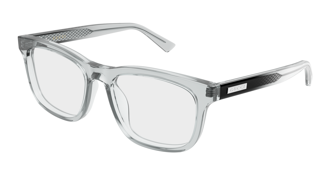 Lunettes de vue gucci gg2250ol 008 gris rectangular / squared masculino taille 56mm - Vue principale