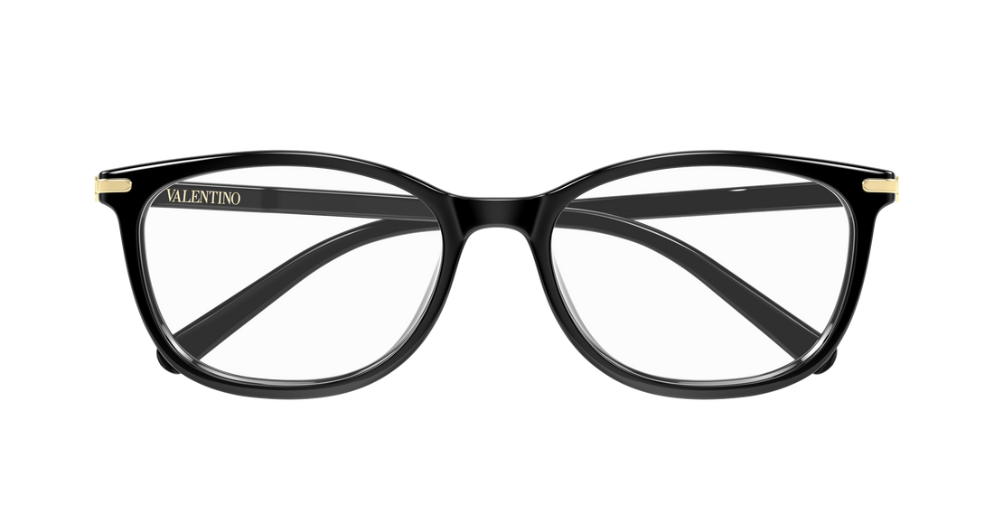 Lunettes de vue valentino vg0051oa 001 negro rectangular / squared femenino taille 54mm - Vue détaillée