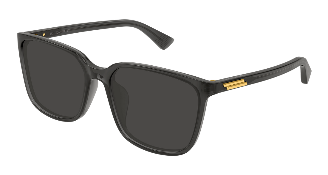 Lunettes de soleil bottega veneta bv1516sk 003 gris rectangular / squared unisex taille 57mm - Vue principale