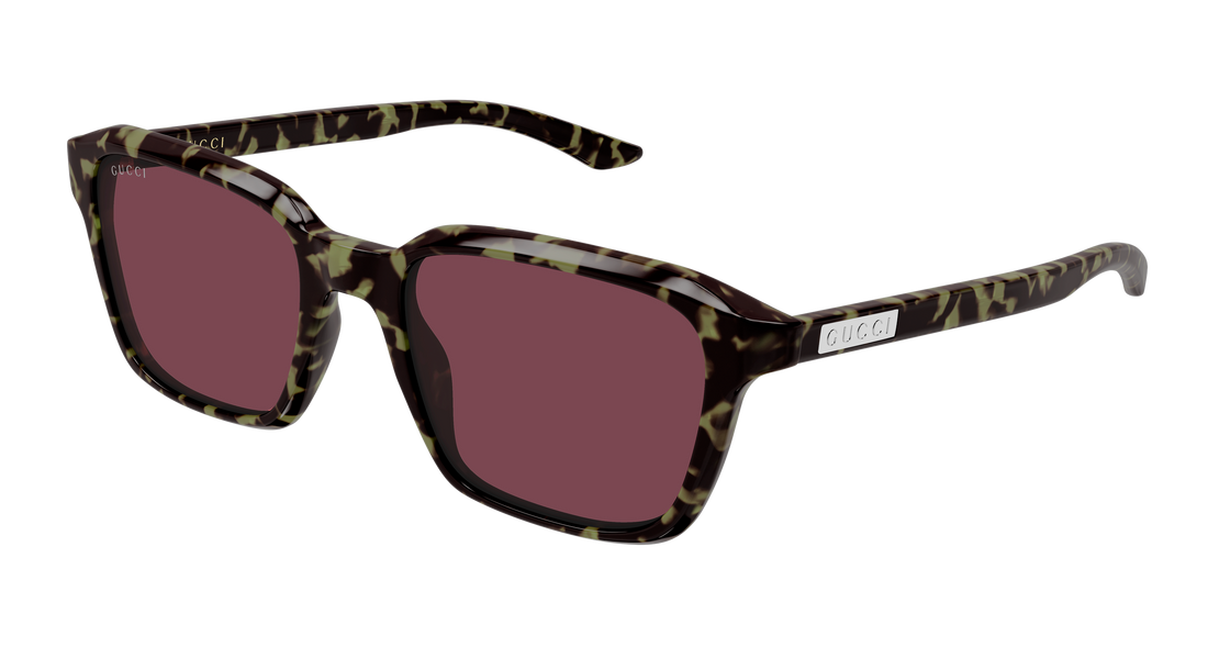 Occhiali da sole gucci gg2078s 003 havana rectangular / squared masculino taglia 52mm - Vista principale