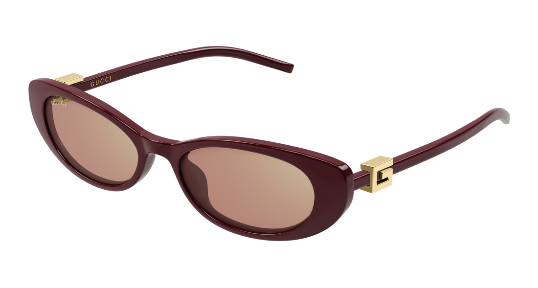 Lunettes de soleil gucci gg1680s 009 marron cat eye femenino taille 52mm - Vue principale