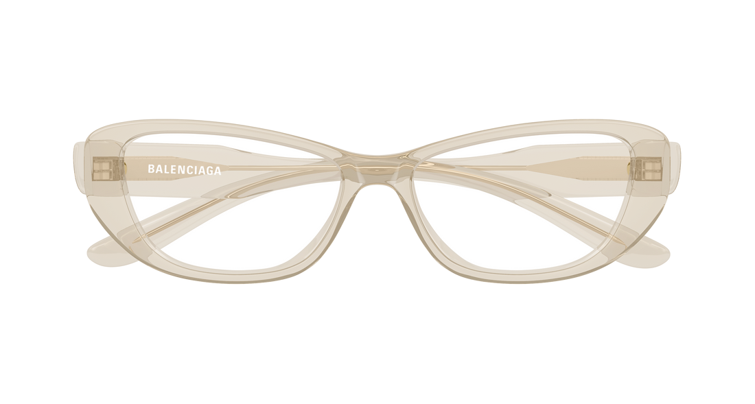 Brillen balenciaga bb0514o 003 beige geometrical/directional femenino größe 55mm - Detailansicht