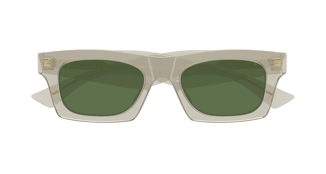 Sunglasses bottega veneta bv1457s 004 beige rectangular / squared unisex size 51mm - Detailed view