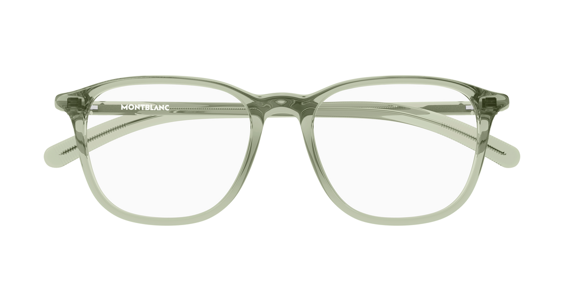 Brillen montblanc mb0386o 005 verde rectangular / squared masculino größe 52mm - Detailansicht