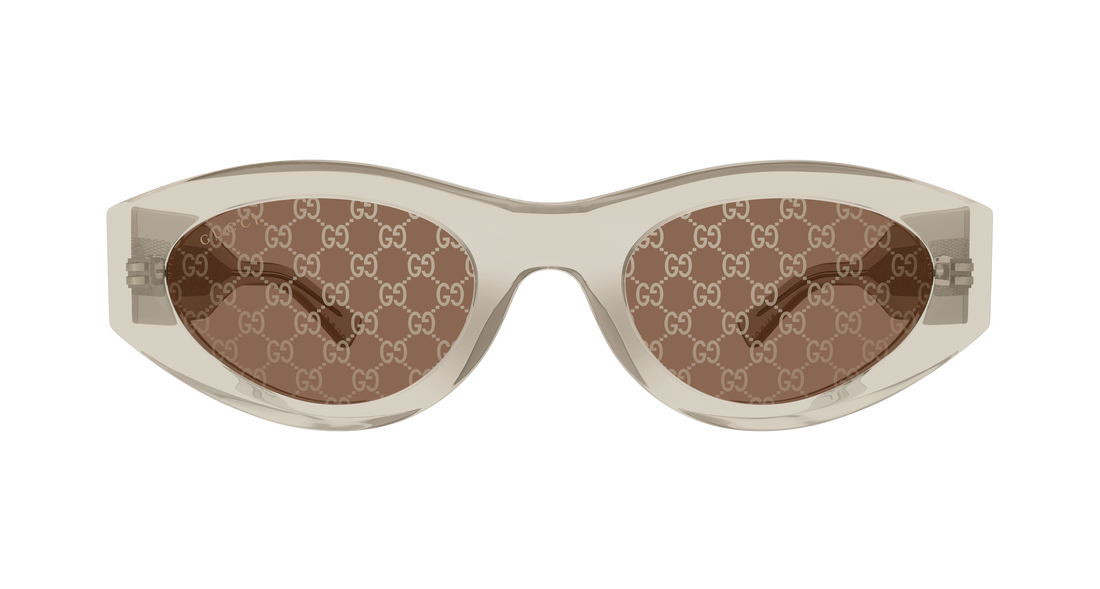 Sunglasses gucci gg2065s 003 amarillo round/oval/panthos femenino size 52mm - Detailed view