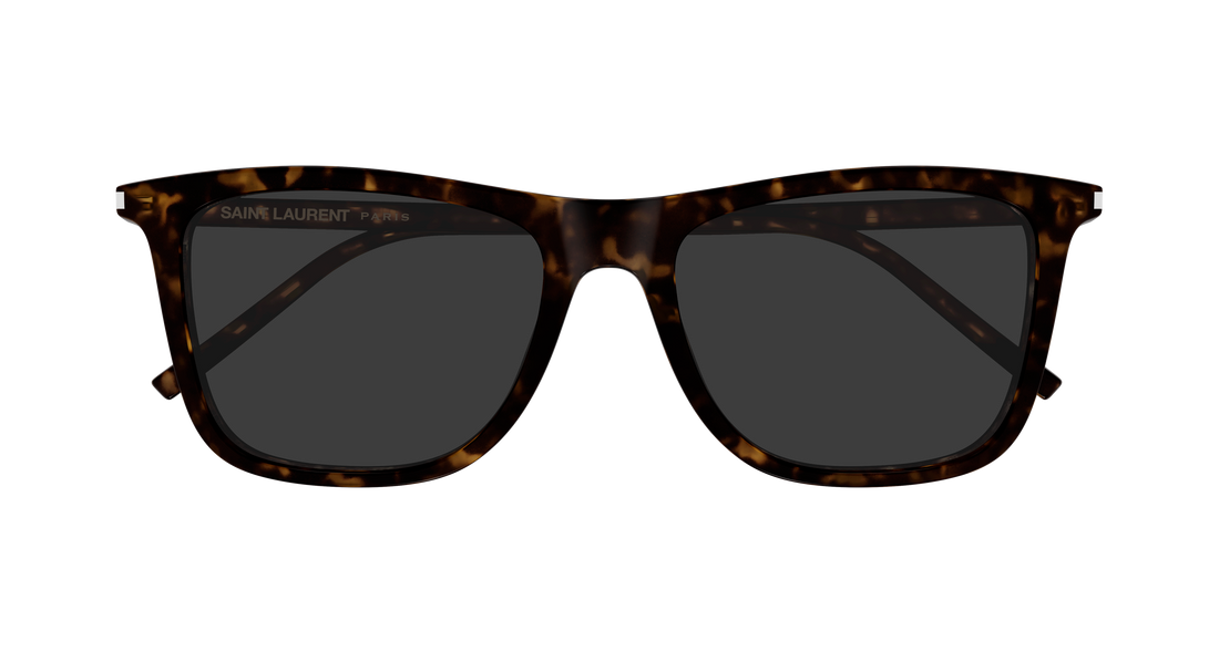 Sunglasses saint laurent sl 895 002 havana rectangular / squared unisex size 55mm - Detailed view