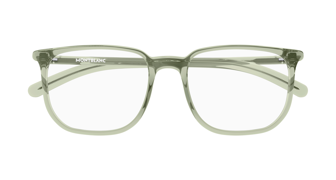 Brillen montblanc mb0388o 005 verde rectangular / squared masculino größe 54mm - Detailansicht