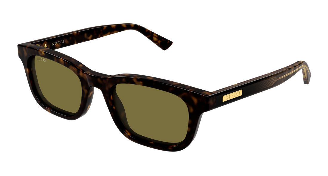Lunettes de soleil gucci gg2248s 002 havana rectangular / squared masculino taille 51mm - Vue principale