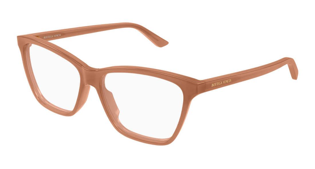 Lunettes de vue bottega veneta bv1421o 006 marron butterfly femenino taille 55mm - Vue principale