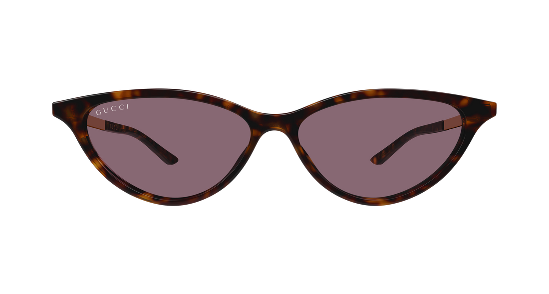 Sonnenbrillen gucci gg2211s 003 havana cat eye femenino größe 54mm - Detailansicht