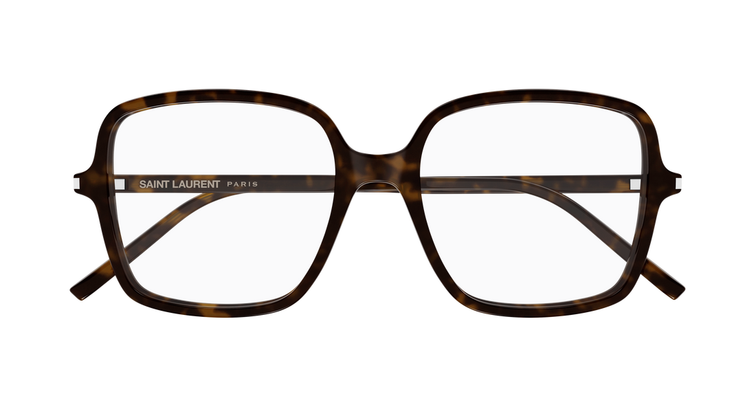 Gafas graduadas saint laurent sl 892 002 havana rectangular / squared femenino talla 53mm - Vista de detalle