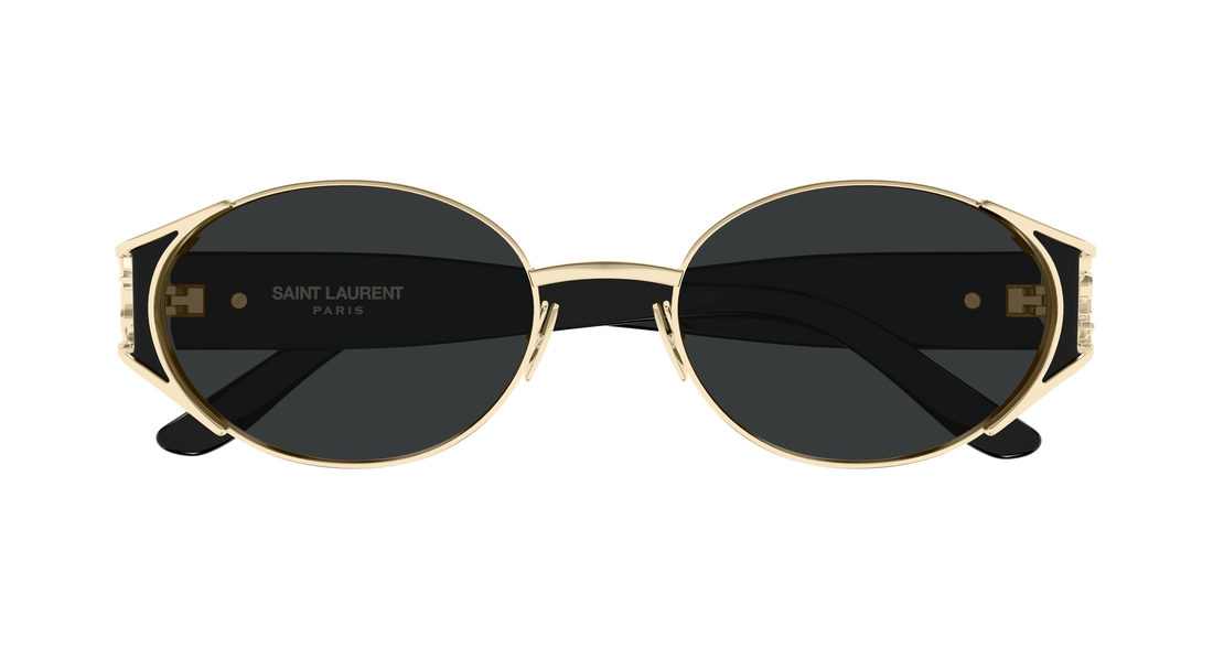 Lunettes de soleil saint laurent sl m919 001 dorado round/oval/panthos femenino taille 55mm - Vue détaillée