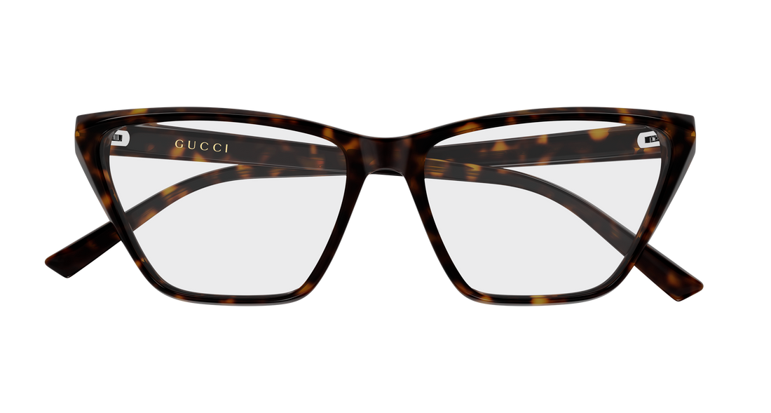 Brillen gucci gg2204o 006 havana geometrical/directional femenino größe 56mm - Detailansicht