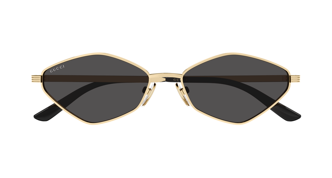 Lunettes de soleil gucci gg2222s 001 dorado geometrical/directional femenino taille 56mm - Vue détaillée