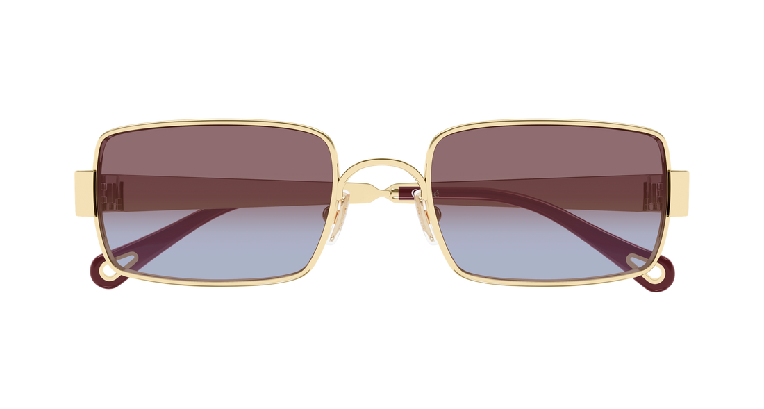 Gafas de sol chloé ch0354s 004 dorado rectangular / squared femenino talla 53mm - Vista de detalle