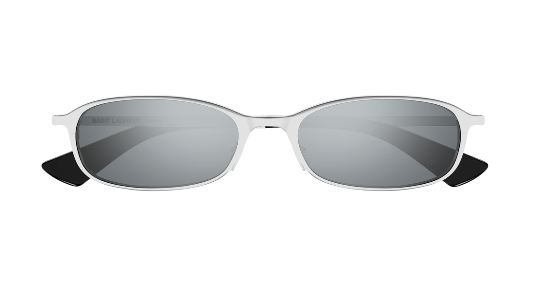 Lunettes de soleil saint laurent sl 934 mia 002 plateado round/oval/panthos femenino taille 52mm - Vue détaillée