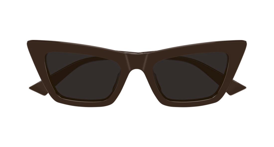 Sunglasses bottega veneta bv1446s 003 marron cat eye femenino size 53mm - Detailed view