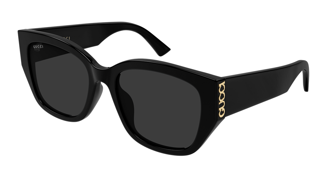 Sunglasses gucci gg2043sa 001 negro round/oval/panthos femenino size 55mm - Main view