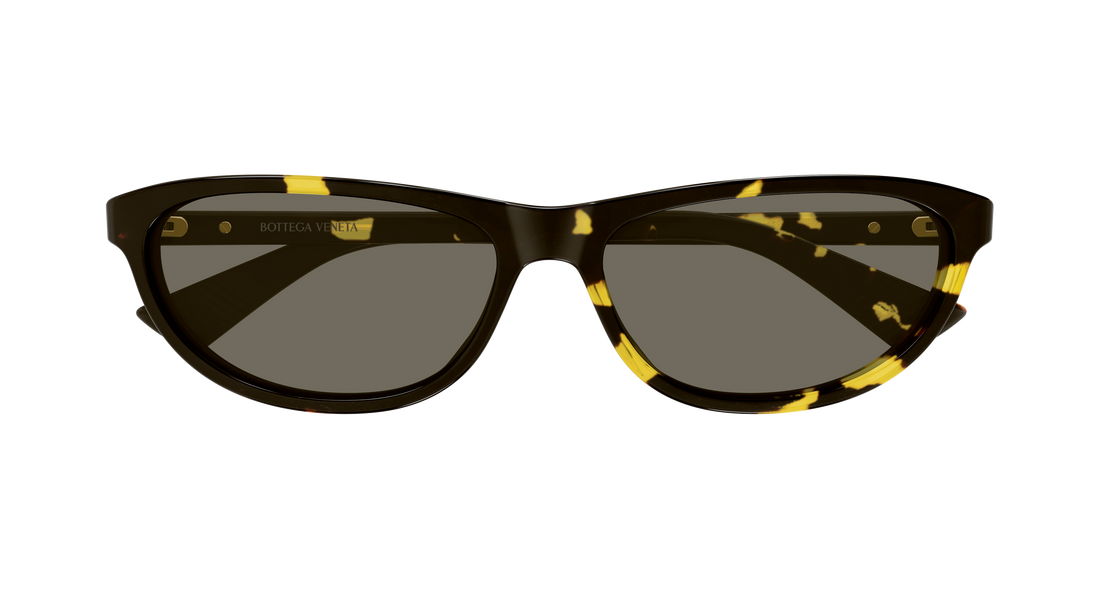 Lunettes de soleil bottega veneta bv1497s 002 havana cat eye unisex taille 58mm - Vue détaillée