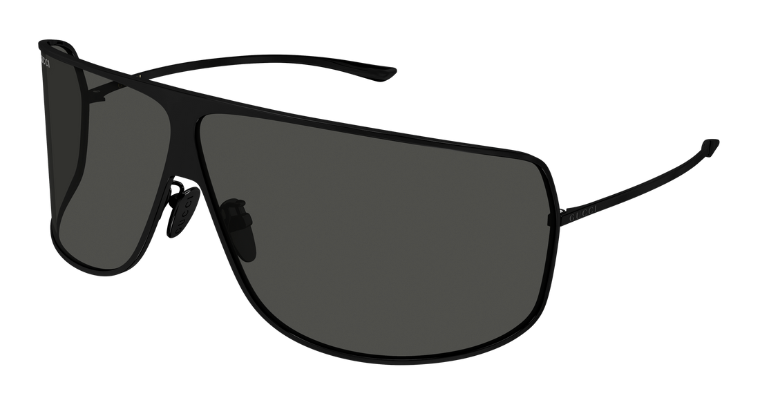 Lunettes de soleil gucci gg2276s 001 negro geometrical/directional unisex taille 80mm - Vue principale