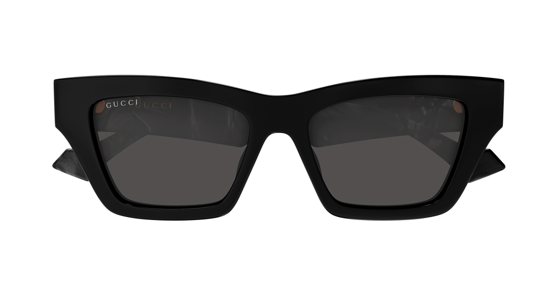 Lunettes de soleil gucci gg1753s 006 negro cat eye femenino taille 53mm - Vue détaillée