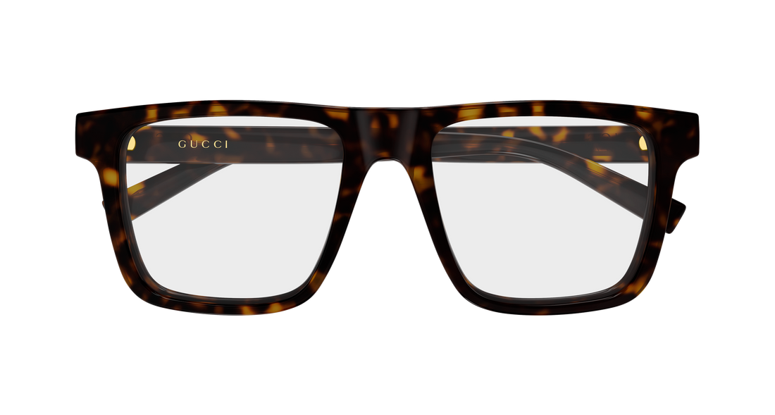 Brillen gucci gg2236o 002 havana rectangular / squared masculino größe 53mm - Detailansicht