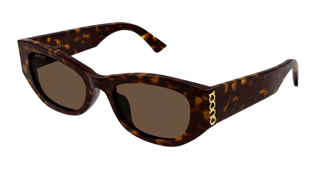 Sunglasses gucci gg2044sa 002 havana cat eye femenino size 53mm - Main view