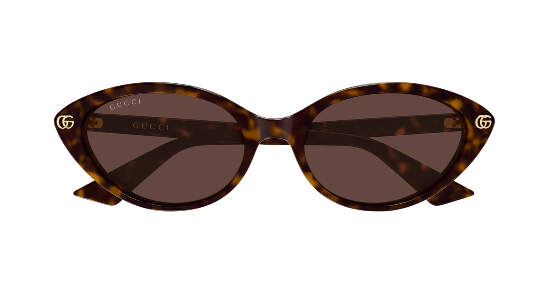 Sonnenbrillen gucci gg2110s 002 havana cat eye femenino größe 54mm - Detailansicht