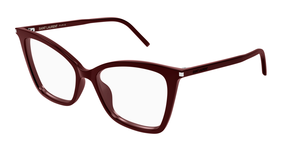 Gafas graduadas saint laurent sl 386 020 burdeos cat eye femenino talla 55mm - Vista principal