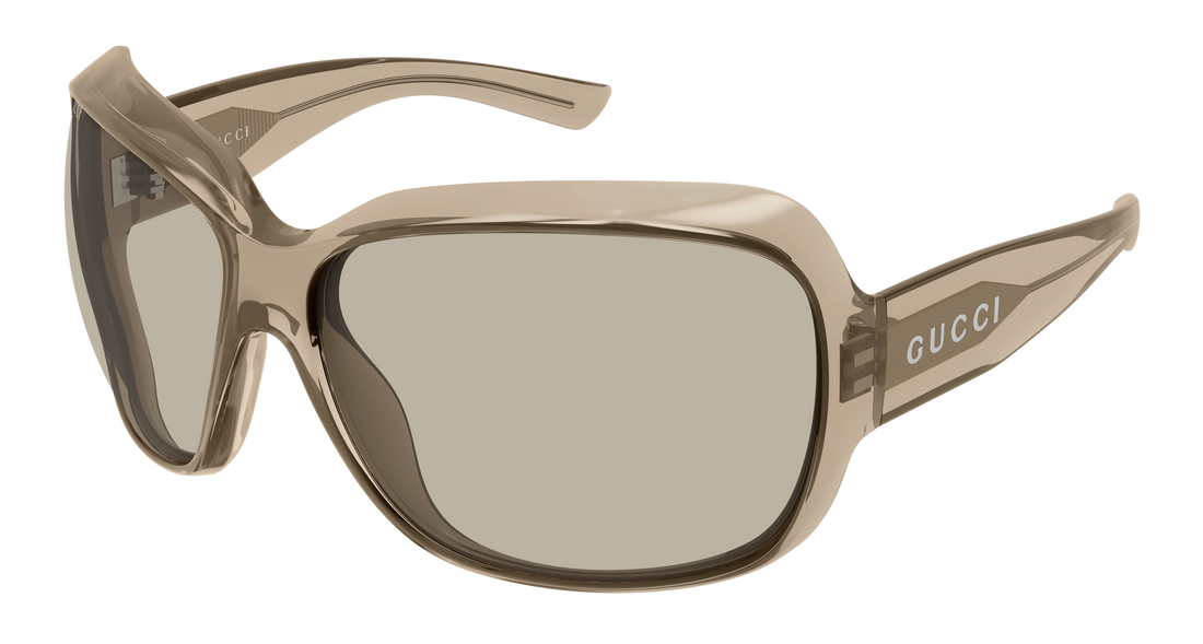 Sunglasses gucci gg2176s 006 beige rectangular / squared femenino size 70mm - Main view