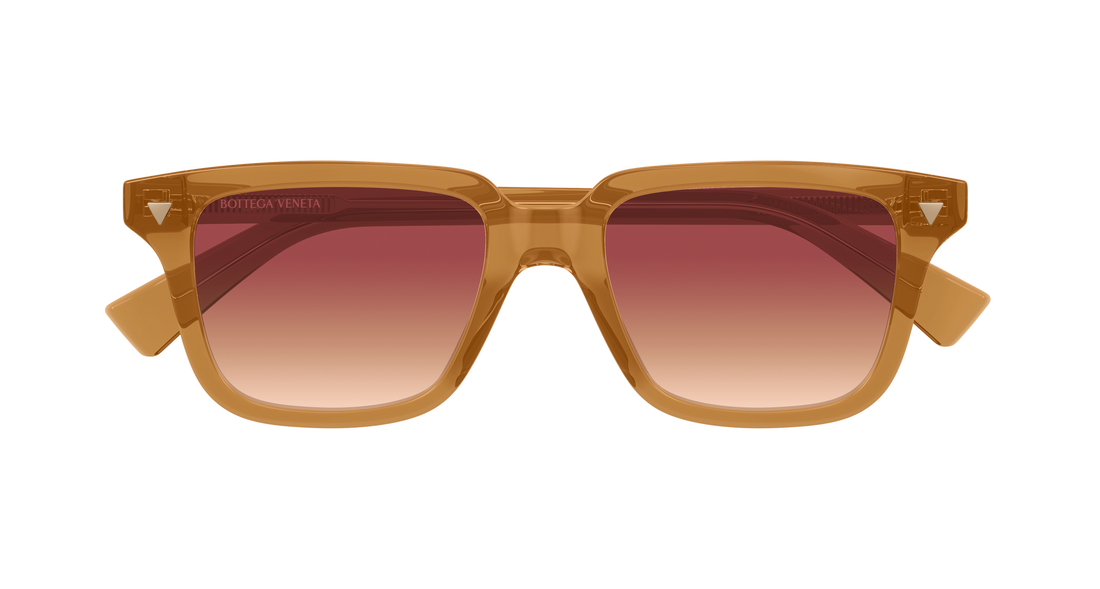 Sunglasses bottega veneta bv1363s 006 naranja rectangular / squared unisex size 50mm - Detailed view