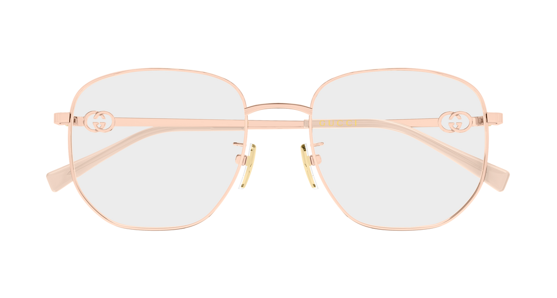 Occhiali da vista gucci gg2146oa 003 dorado rectangular / squared femenino taglia 54mm - Vista dettagliata