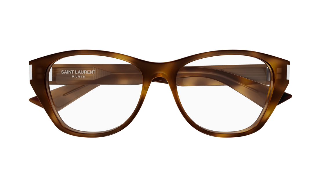 Brillen saint laurent sl 929 002 havana cat eye femenino größe 55mm - Detailansicht