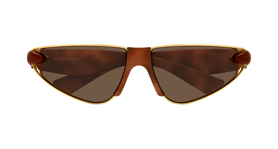Lunettes de soleil bottega veneta bv1523s 002 havana cat eye femenino taille 58mm - Vue détaillée