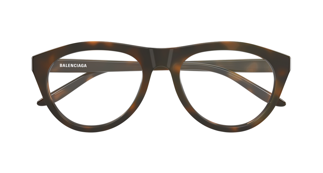Brillen balenciaga bb0533o 002 havana pilot/navigator unisex größe 55mm - Detailansicht