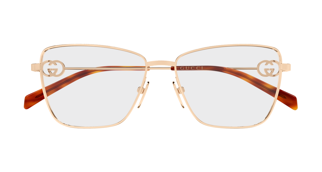 Brillen gucci gg2226o 003 dorado butterfly femenino größe 54mm - Detailansicht
