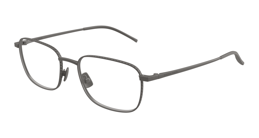 Prescription glasses bottega veneta bv1472o 004 plateado rectangular / squared masculino size 56mm - Main view