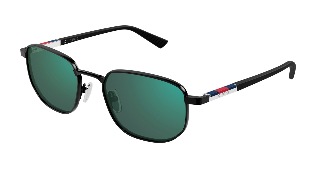 Sunglasses gucci gg2093s 004 negro rectangular / squared masculino size 54mm - Main view