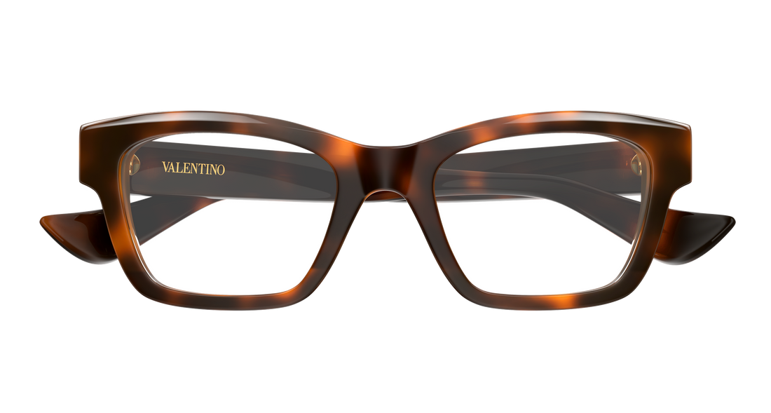 Brillen valentino vg0061o 007 havana rectangular / squared femenino größe 52mm - Detailansicht