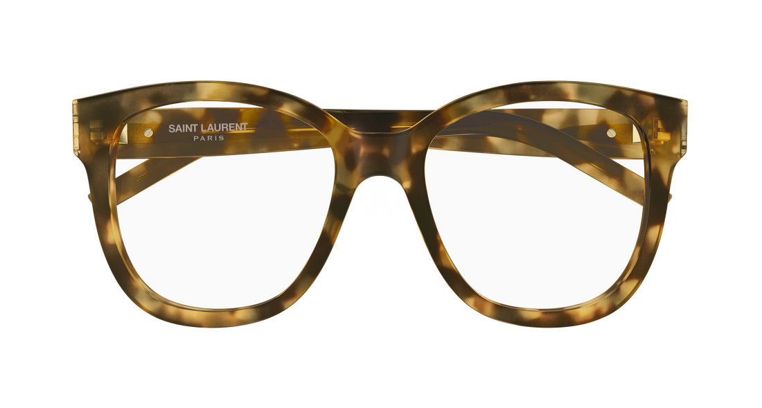 Lunettes de vue saint laurent sl m97 012 havana rectangular / squared femenino taille 54mm - Vue détaillée