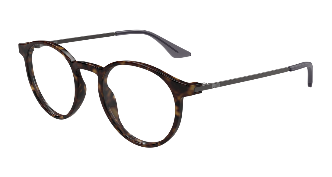 Brillen puma pu0524o 003 havana round/oval/panthos masculino größe 48mm - Hauptansicht