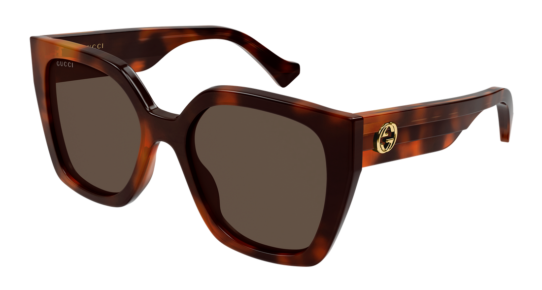 Sonnenbrillen gucci gg1300s 005 havana butterfly femenino größe 55mm - Hauptansicht