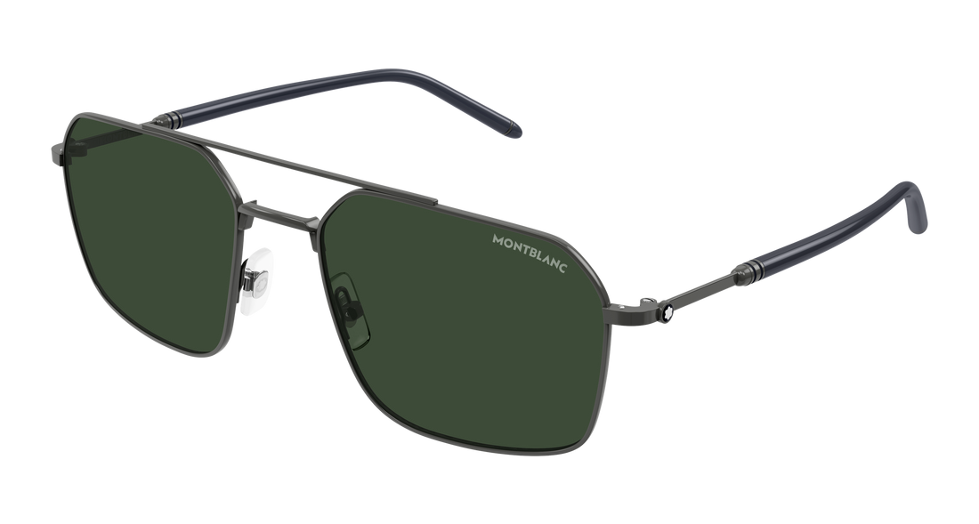 Sonnenbrillen montblanc mb0521s 004 plateado pilot/navigator masculino größe 58mm - Hauptansicht