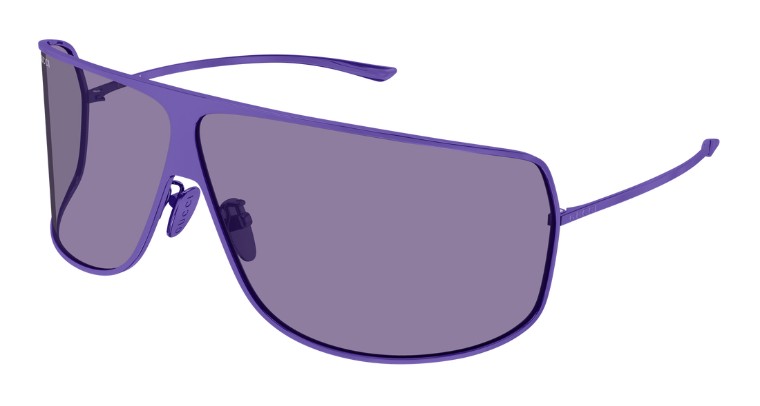 Lunettes de soleil gucci gg2276s 005 morado geometrical/directional unisex taille 80mm - Vue principale