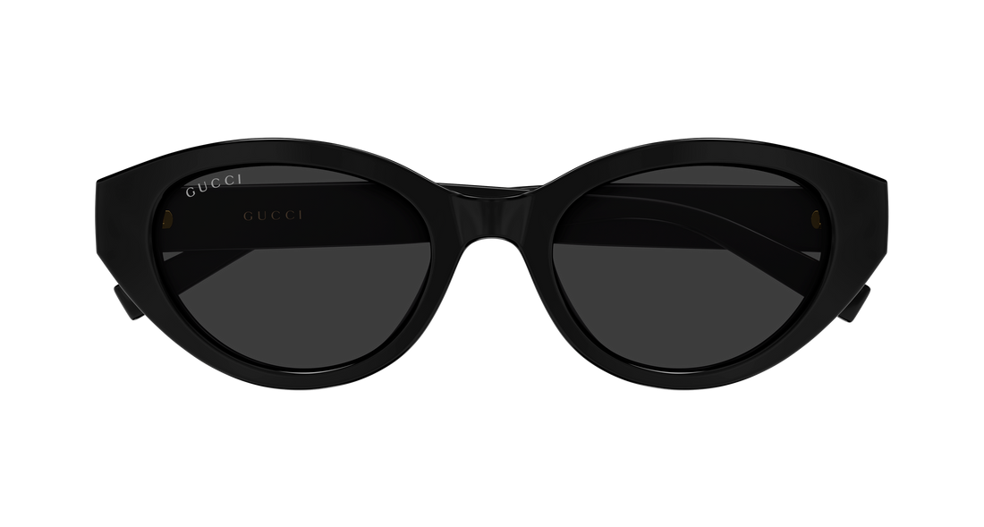Óculos de sol gucci gg2105sa 001 negro cat eye femenino tamanho 52mm - Vista de detalhe