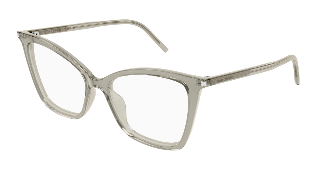 Gafas graduadas saint laurent sl 386 021 marron cat eye femenino talla 55mm - Vista principal