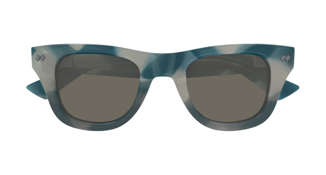 Lunettes de soleil bottega veneta bv1486s 003 azul rectangular / squared masculino taille 48mm - Vue détaillée