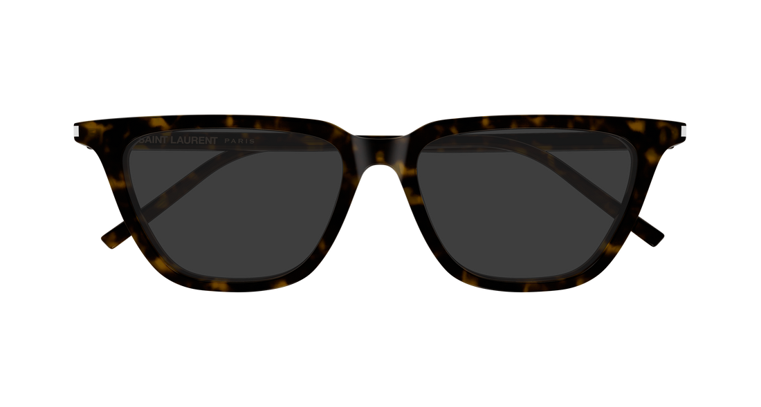 Sunglasses saint laurent sl 889 sulpice thin 002 havana cat eye femenino size 53mm - Detailed view